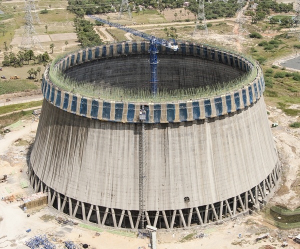 constructed cooling towers