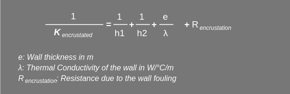 Heat Transfer coefficient Formula